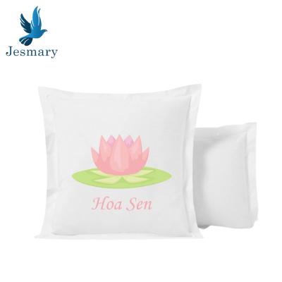 GỐI TỰA COFFEE HỌA TIẾT HOA SEN GIÁ RẺ